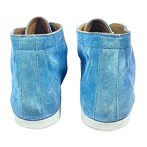 Sutor Mantellassi Blue Suede Chelsea Boots Mens US 10.5 / UK 9.5 Luxury Italian main image 9